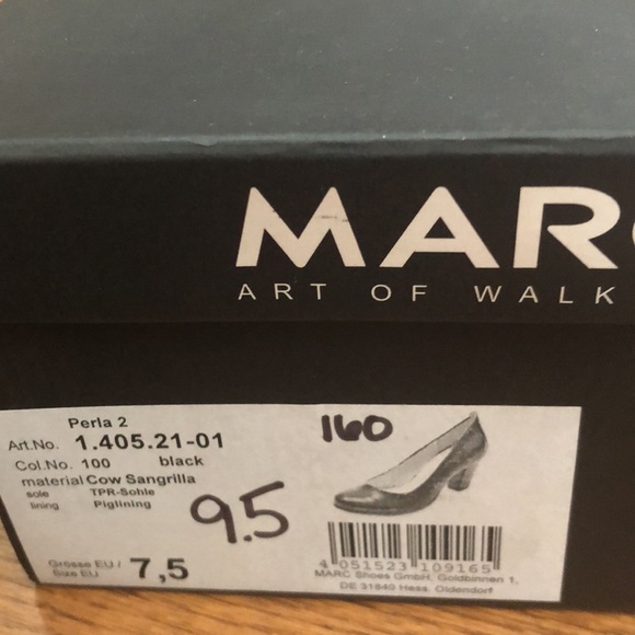 MARC Perla 2 Leather Black Shoes - Picture 12 of 12